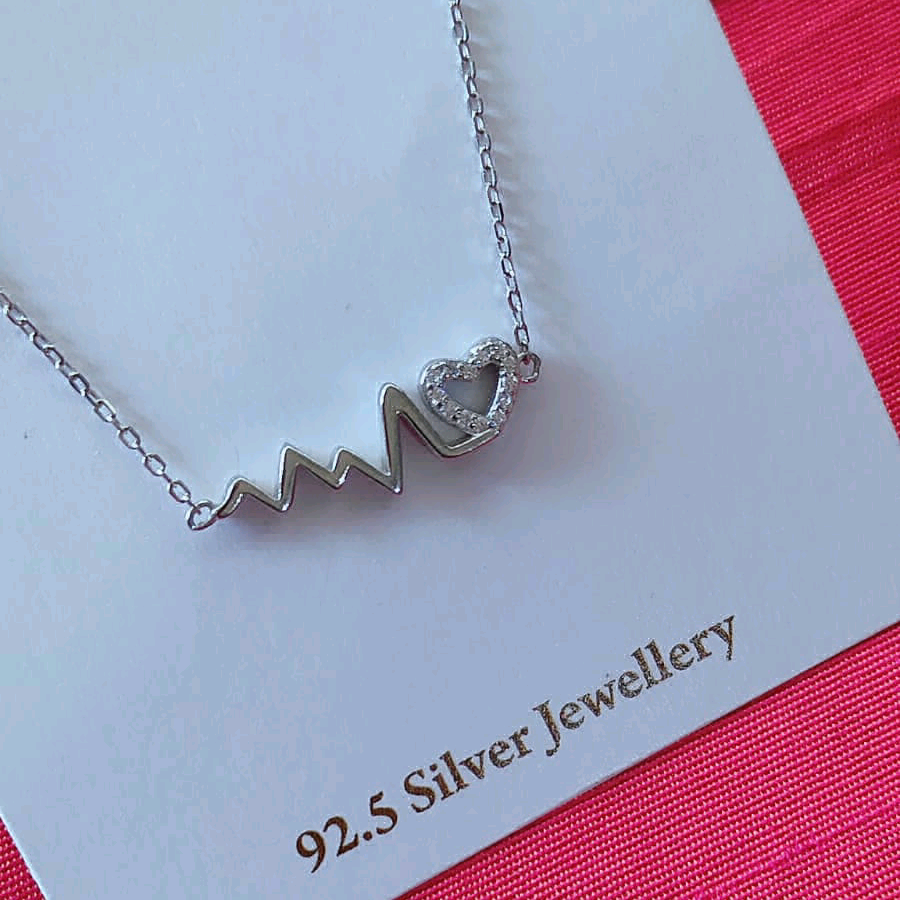 Heart beat Pendant Necklace 